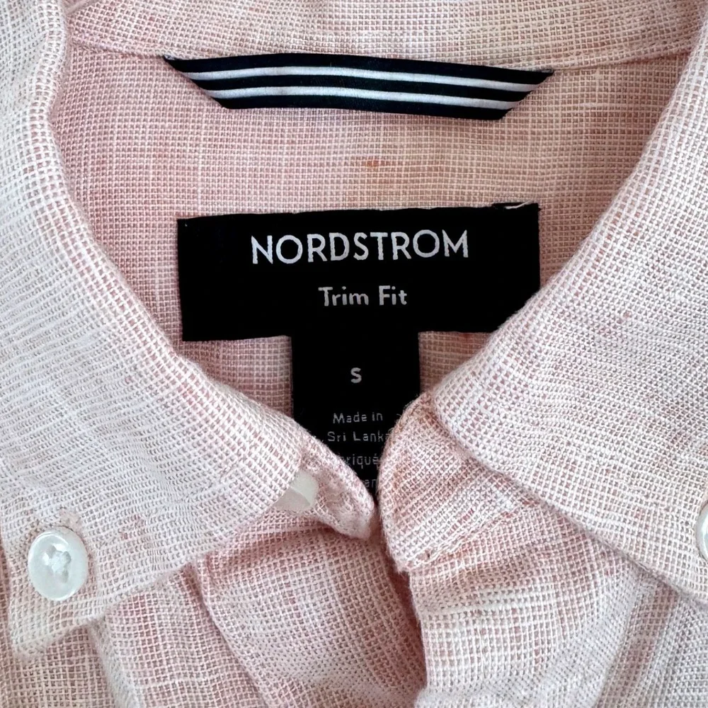 Nordstrom Shirt‎ | Linen Blend Button-Up Shirt in Pink